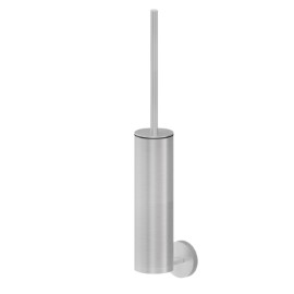 Wall-mounted toilet brush holder with brush