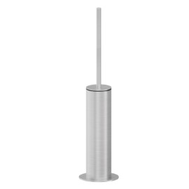 Freestanding toilet brush holder with brush