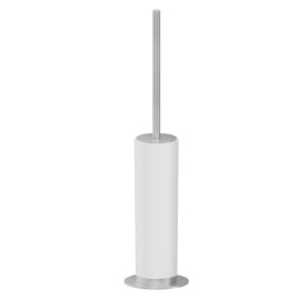 Freestanding toilet brush holder with brush